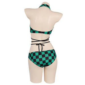 4 styles <span class=keywords><strong>de</strong></span> maillots <span class=keywords><strong>de</strong></span> <span class=keywords><strong>bain</strong></span> neufs <span class=keywords><strong>Demon</strong></span> <span class=keywords><strong>Slayer</strong></span> Kamado Nezuko Kochou Shinobu Kamado Tanjirou Anime Bikini pour femmes Vêtements <span class=keywords><strong>de</strong></span> plage - Product Image 6