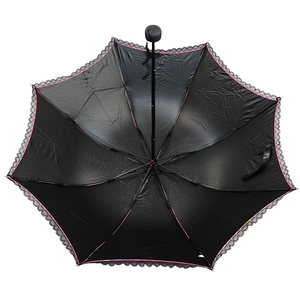 21 pulgadas * <span class=keywords><strong>8K</strong></span> 190T Pongee tela con recubrimiento negro paraguas 3 veces a prueba de viento Mini compacto de - Product Image 6
