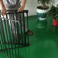 Porte à Extension réglable pour enfants, clôture temporaire en métal, porte de sécurité pour bébé, serrure pour escaliers