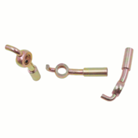 Raccords à sertir pour tuyau Ptfe ATV UTV connecteur de ligne de frein de moto métrique Flare bulle inversé té coude Banjo connecteur