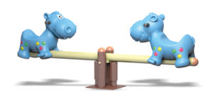 Balancín Infantil <span class=keywords><strong>para</strong></span> Exteriores, Jardín de Infancia, Parque Comunitario, Plaza, Instalación de Entretenimiento, Tabla de PE, Balancín Personalizado - Product Image 5