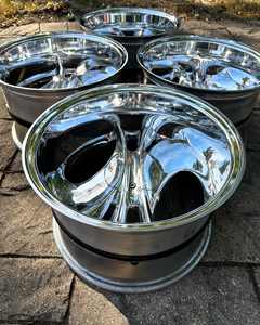 Roda Forjada Personalizada YRO 1/2 Pc 5X112 5x114.3 5x120 Roda Cromada 17 18 19 20 21 22 23 24 Polegadas Roda de Liga Flamejante de 3 Raios - Product Image 2