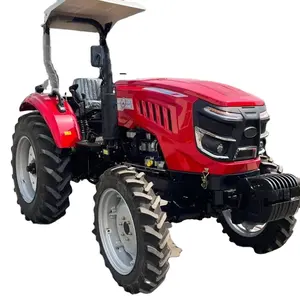 Traktor Mini pemuat ujung depan 50 HP 70 HP 100 HP 4x4 traktor kecil Backhoe pertanian traktor struktur Premium