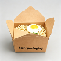 Boîtes d'emballage alimentaire personnalisées, boîte à emporter pour restaurant, boîte pliante en papier de qualité alimentaire