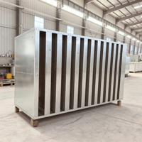 Grille acoustique en tôle galvanisée sur mesure pour la réduction du bruit et l'atténuation sonore des tours de refroidissement de générateurs et des systèmes CVC