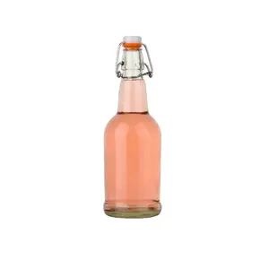 16oz little far soft drink bottle beer bottle with swing lid