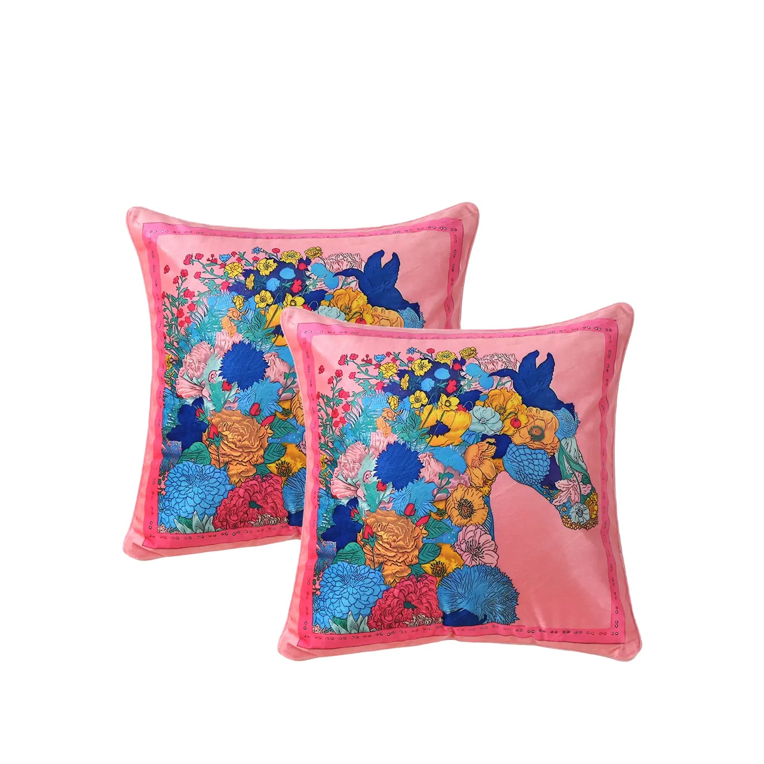 Custom printed pillow boho style throw pillow case 45x45 for home Sofa decorative pillow