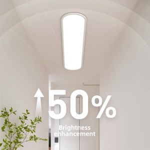Plafonnier LED minimaliste moderne en aluminium, bande longue et fine, contrôle Tmall Genie, CRI 95, pour couloir et <span class=keywords><strong>dressing</strong></span> - Product Image 3