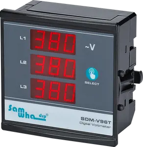 Digital Meter Volt Meter The Fine Quality SDM-V96T Phase Sequence Digital Meter Volt Meter