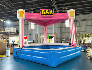 Bar flottant gonflable personnalisé en PVC, salon flottant gonflable avec sièges, capacité de 100 à 500 kg, à vendre - Product Image 5