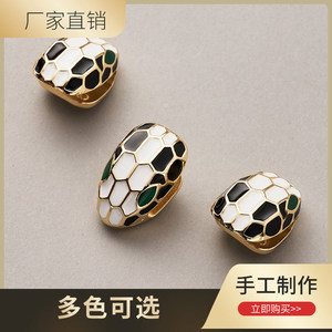 Snake Head <b>Bag</b> Hardware A3994 Gold Zinc Alloy Fashionable DIY <b>Accessory</b> - Product Image 5