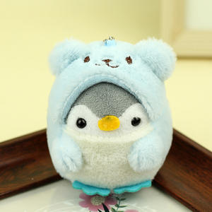 Poupée de pingouin japonais travestissant changement mignon dans un petit pingouin en ligne jouet en peluche de célébrité - Product Image 3