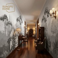 Papier Peint Mural Décoratif Luxe Personnalisé Impression Numérique 3D pour Décoration d'Intérieur Maison Peinture Art Murale