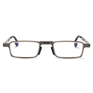 Vente en gros <span class=keywords><strong>de</strong></span> lunettes <span class=keywords><strong>de</strong></span> <span class=keywords><strong>lecture</strong></span> portables pliables à vision unique <span class=keywords><strong>de</strong></span> haute qualité anti-lumière bleue lunettes <span class=keywords><strong>de</strong></span> <span class=keywords><strong>lecture</strong></span> à monture métallique pour hommes et femmes - Product Image 5