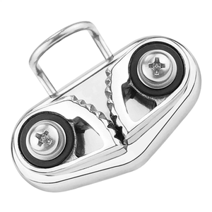 ตัวล็อคเชือกสแตนเลส ตัวล็อคแบบแคม ตัวล็อคสำหรับเรือ ลูกปืน รับน้ำหนักได้มาก ป้องกันสนิม วงแหวนนำทาง อุปกรณ์พิลาทิส - Product Image 1