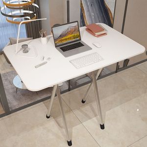 Foldable Rectangular Table 80x40x70cm Aluminum Tripod Base Minimalist Design For Outdoor Indoor Use - Product Image 1