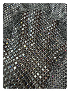 Blinglace – Nouvelle collection de tissus en <span class=keywords><strong>maille</strong></span> française vintage, brodés de strass, géométriques, écologiques, de luxe et sexy - Product Image 3