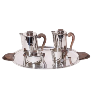 Service à thé design gravé boîte cadeau de café en acier inoxydable de style moderne de luxe à un prix abordable ensemble de cafetière infusé à la main - Product Image 4