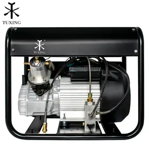 TUXING Two-cylinder 30mpa 300bar 4500psi Outdoor Activities Fan Cooling Diving Paintball PCP Electric Portable Air Compressor
