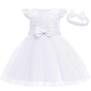 Robes pour enfants 2022, Robes de fête d'anniversaire pour filles, Robes à perles, Robes pour bébés et enfants, Robes de bal pour enfants - Product Image 5