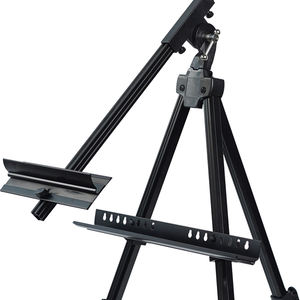 Chevalet en métal noir portable, réglable et durable, 165 cm, pour la peinture, prix <span class=keywords><strong>de</strong></span> gros d'usine, trépied pliable, présentoir - Product Image 3