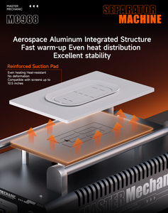 Mechanic mc988 được xây dựng trong máy bơm chân không điện thoại màn hình cảm ứng tháo rời sửa chữa công cụ <span class=keywords><strong>LCD</strong></span> tách máy cho Samsung iPhone sửa chữa - Product Image 4