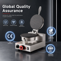 Machine commerciale de rouleau d'oeuf d'acier inoxydable de revêtement antiadhésif de fabricant de cône de gaufre de UWB-1 à vendre
