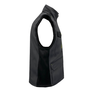 Wholesale Workwear Multi-pocket Vests <strong>Work</strong> Clothes Zipper Padded <strong>Body</strong> <strong>Warmer</strong> Plus Size Mens Waistcoat - Product Image 3