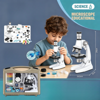Deluxe Version Microscope High End Optical Observation Instrument for Student Professional Science & Engineering Toys