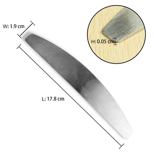 Dũa móng thép không gỉ hai mặt có thể tháo rời, tùy chỉnh, kim loại, tái sử dụng - Product Image 3