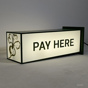 Customizable Wall Hanging Led Sign Board Outdoor <b>Advertising</b> Display Acrylic Lightbox 3d Business Led <b>Light</b> <b>Boxes</b> for Shop Store - Product Image 6