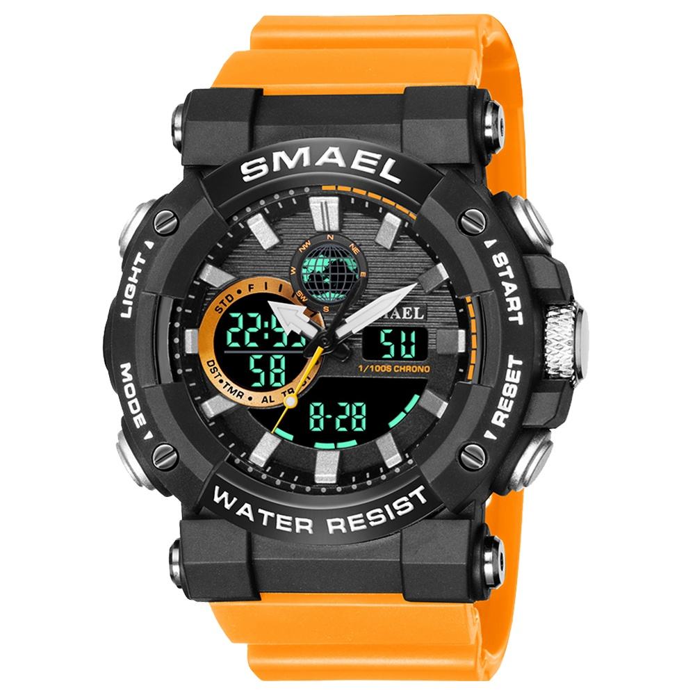 SMAEL 8048 Men's LED Digital Quartz Watch - Waterproof & Stylish