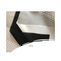 Tissu Polyester tissé à entrelin pour col, chemise, vêtement en mousseline de soie, robe et pantalon, chaussures 50D 75D 100D, prix d'usine, 100%