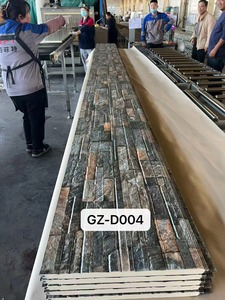 Panneau sandwich léger en polyuréthane pour mur extérieur, panneau mural en mousse de polyuréthane, revêtement mural, prix usine - Product Image 6