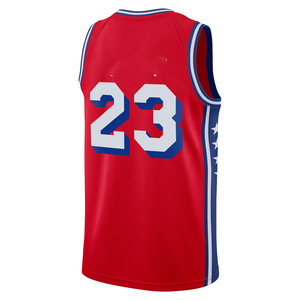 Hommes # <span class=keywords><strong>Maillot</strong></span> de basket-ball personnalisé <span class=keywords><strong>LeBron</strong></span> Philadelphia 23, chemises brodées, uniformes pour jeunes, vêtements de sport, impression à chaud - Product Image 3