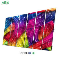 Affichage d'affiche LED, écran mural vidéo vertical, publicité, fréquence de rafraîchissement de 3840 Hz pour les expositions commerciales, affiche LED