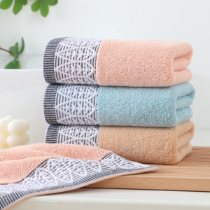 Pure Cotton Face <b>Towel</b> <b>Set</b> Quick-Dry Soft Absorbent Square Rectangle <b>Bath</b> <b>Towel</b> <b>Set</b> - Product Image 5