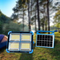 Projecteur solaire LED extérieur pour bâtiments de jardin, IP66, étanche, lampe de secours, projecteur mural, télécommande, angle de faisceau réglable