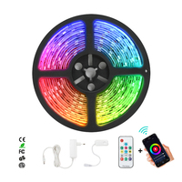 Écran rétro-éclairage éclairage garçon 2835 flexible 120 leds/m 40ft rvb wifi et blue tooth dream 5050 led bande lumineuse
