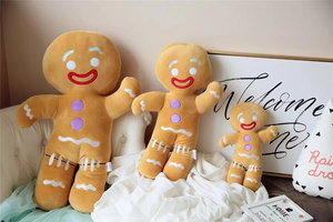 Juguete de peluche súper suave para hombre de jengibre, 30cm para niños, regalo de Navidad, alivio del estrés - Product Image 2