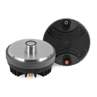 DASN SCT5104A RMS 60W 2 pouces 8 ohms Tweeter à compression à sortie de pavillon en titane avec aimant en ferrite Unité de haut-parleur