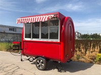 Remorque de restauration mobile extérieure, cuisine mobile, camion de nourriture, chariot à vendre/ Équipement de vente de glaces, hamburgers, pizzas