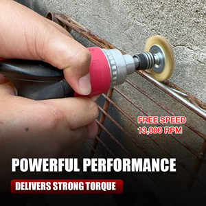 Compact 1/4" <b>Air</b> Impact Driver with Quick Release Ideal for Sockets, <b>Drill</b> Bits, and Wire Brushes - Product Image 2