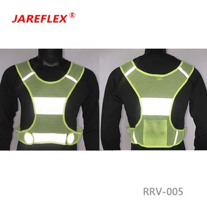 <span class=keywords><strong>Gilet</strong></span> réfléchissant de sécurité pour homme et <span class=keywords><strong>femme</strong></span>, équipement de course à pied, cyclisme, marche, haute visibilité, poche - Product Image 1