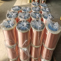 Alambre de cobre esmaltado de alta calidad de 0,1-6mm para REBOBINADO DE MOTORES ECCA Wire