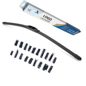 Vente en gros d'essuie-glaces de remplacement OE pour pare-brise avant, avec fixation U et broche latérale, toutes saisons, silencieux, en caoutchouc graphite, pour le marché américain - Product Image 1