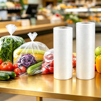 OEM op maat bedrukte transparante plastic rolfolie verpakking groenteverpakking zak transparante plastic fruitzak