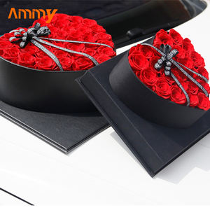 Emballage en papier avec des roses transparentes, je t'aime, boîte en papier, grande fleur, pour <span class=keywords><strong>la</strong></span> fête des mères, pour maman - Product Image 5