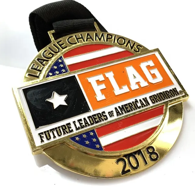 Производство 3d награды бега марафона эмалевые металлические спортивные медали с лентой