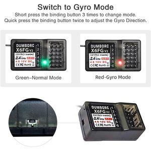 Ata sở thích dumborc x6fg (Xây Dựng Con quay hồi chuyển) 6 kênh 2.4GHz RC <span class=keywords><strong>Receiver</strong></span> GPS dumborc X6/x4/X6PM-350 phát cho RC Xe thuyền bể - Product Image 4
